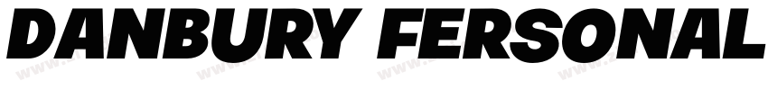 Danbury FERSONAL USE字体转换